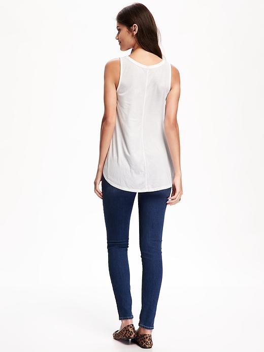 Image number 2 showing, Relaxed Graphic High-Neck Tank for Women