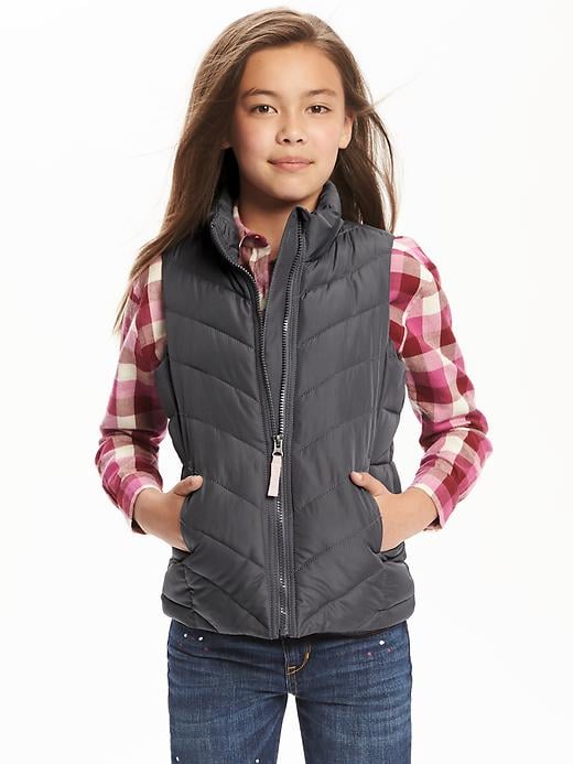 View large product image 1 of 1. Fitted Frost-Free Vest for Girls
