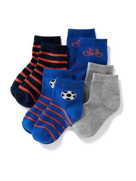 View large product image 1 of 1. Ankle Socks 4-Pack for Toddler & Baby