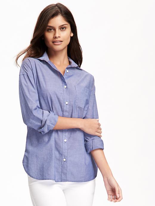 View large product image 1 of 1. Perfect Boyfriend Shirt for Women