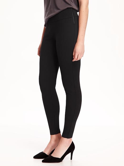 View large product image 1 of 2. High-Rise Built-in Sculpt Ponte Leggings for Women
