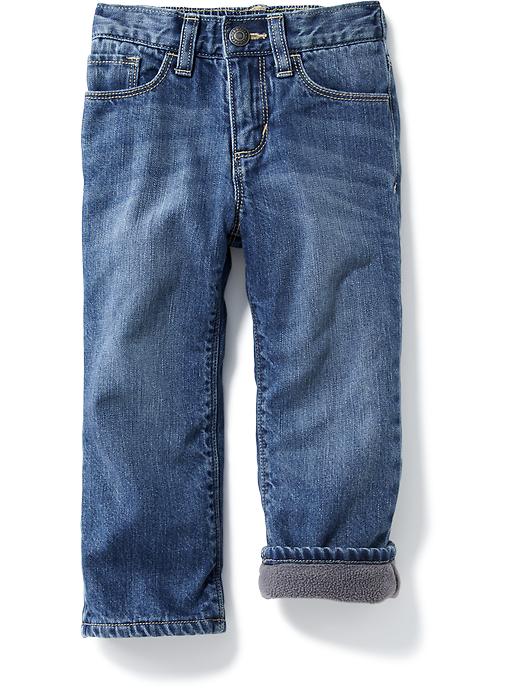 View large product image 1 of 1. Micro Fleece-Lined Jeans for Toddler