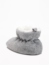 View large product image 3 of 5. Micro Fleece Pull-On Booties for Baby