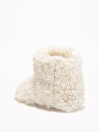 View large product image 3 of 5. Faux-Shearling Booties for Baby
