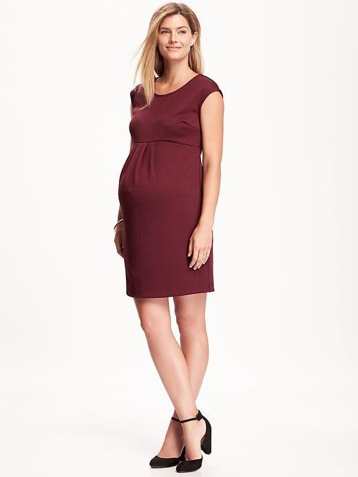 Old Navy Womens Maternity Ponte-Knit Dress Marionberry | Shop Your Way: Online Shopping & Earn ...