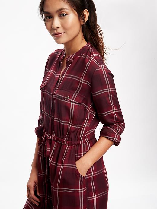 Image number 3 showing, Waisted Shirt Dress for Women