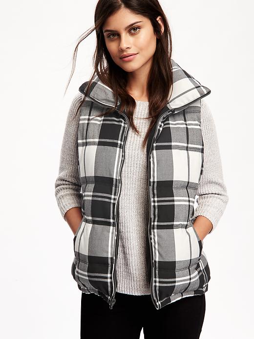 Image number 4 showing, Plaid Frost Free Vest for Women