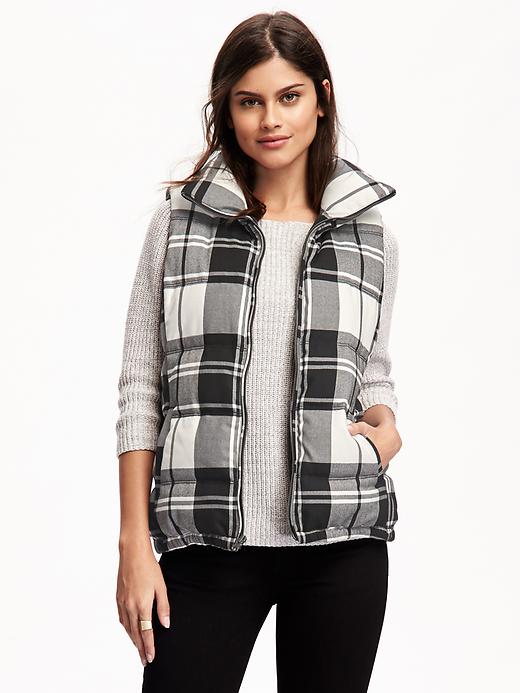 Image number 1 showing, Plaid Frost Free Vest for Women