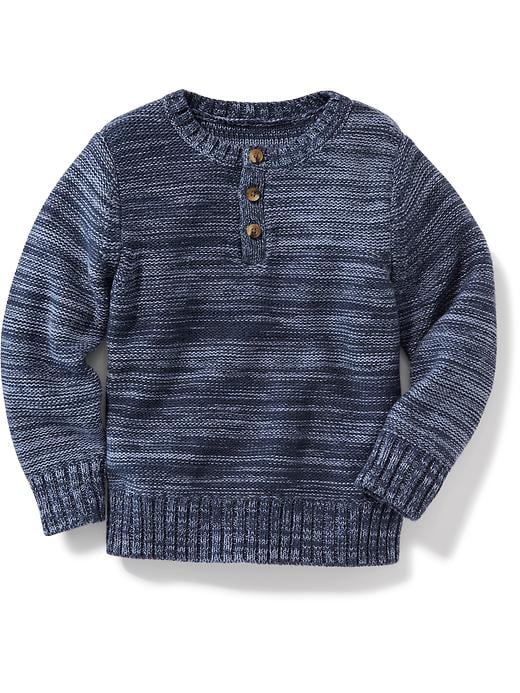 View large product image 1 of 1. Sweater-Knit Henley for Boys