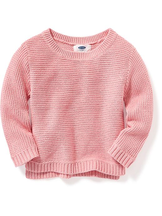 View large product image 1 of 1. Metallic-Stitch Sweater for Toddler