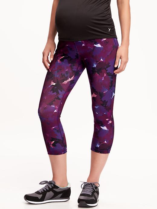 Maternity FullPanel Compression Capris Old Navy