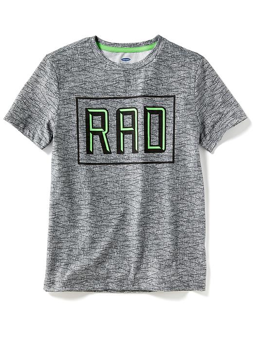 View large product image 1 of 1. "Rad" Graphic Tee For Boys