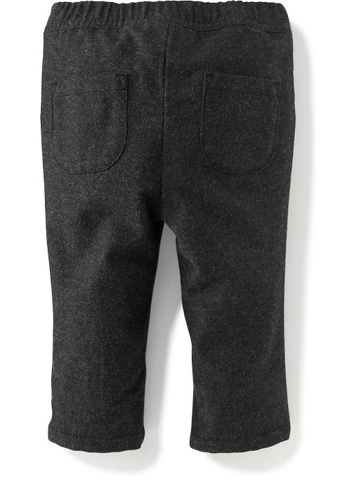 View large product image 2 of 2. Herringbone-Twill Pull-On Pants for Baby