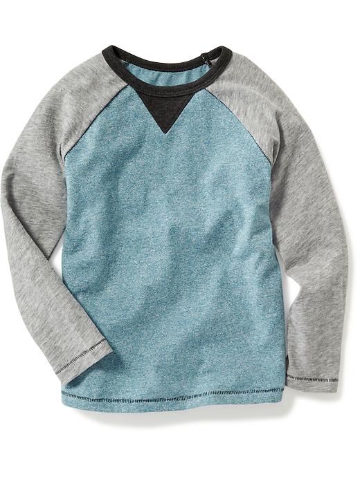 View large product image 1 of 1. Colorblock Raglan Tee for Toddler