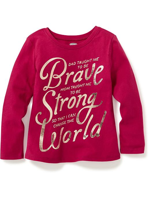View large product image 1 of 1. Long-Sleeve Graphic Tee for Toddler