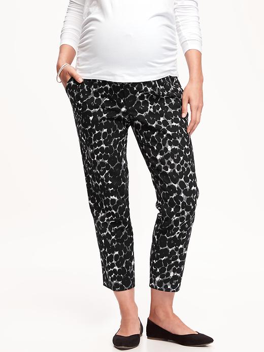 View large product image 1 of 1. Maternity Full-Panel Harper Pants