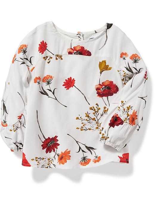 View large product image 1 of 2. Floral-Print Swing Top for Toddler