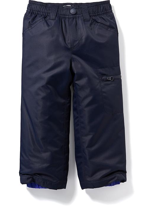 View large product image 1 of 1. Zip-Pocket Snow Pants for Toddler Boys
