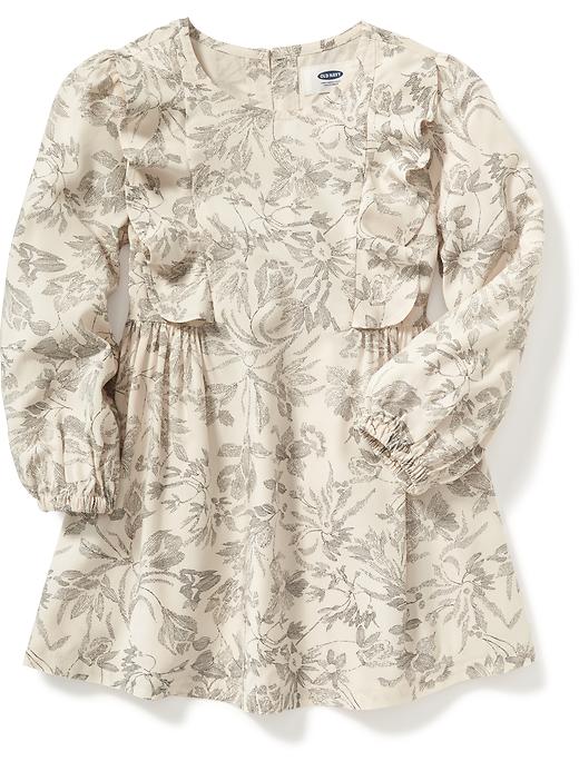 View large product image 1 of 2. A-Line Ruffle Dress for Toddler