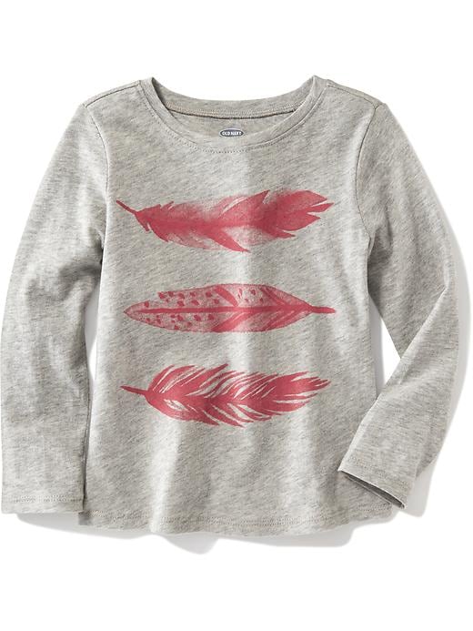 View large product image 1 of 1. Long-Sleeve Graphic Tee for Toddler