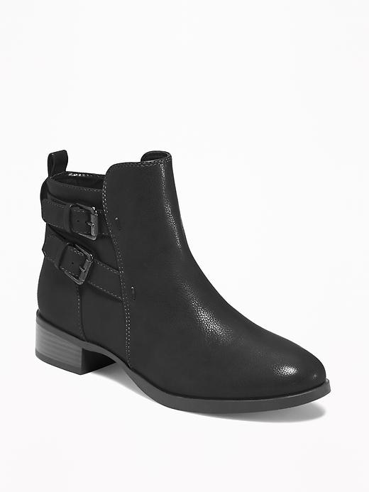 View large product image 1 of 1. Moto Ankle Boots for Women