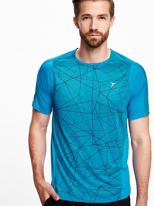 Image number 4 showing, Go-Dry Cool Micro-Texture Performance Tee for Men