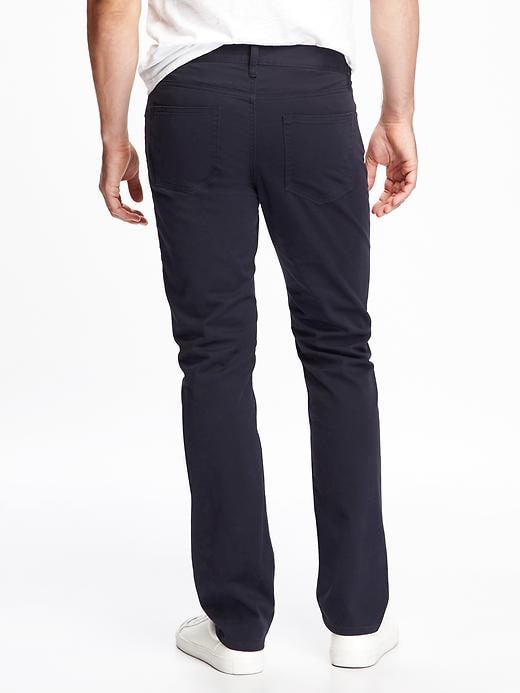 View large product image 2 of 2. Slim Built-In Flex Brushed-Twill Pants for Men