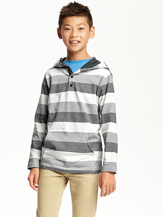 View large product image 1 of 2. Henley Hoodie For Boys