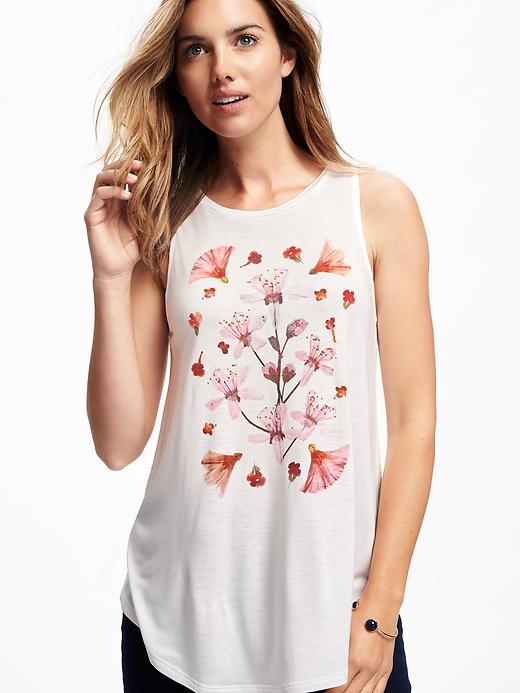 Image number 4 showing, Relaxed High-Neck Swing Tank for Women