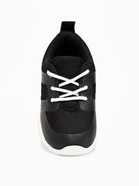 View large product image 3 of 4. Mesh Lace-Up Sneakers For Toddler