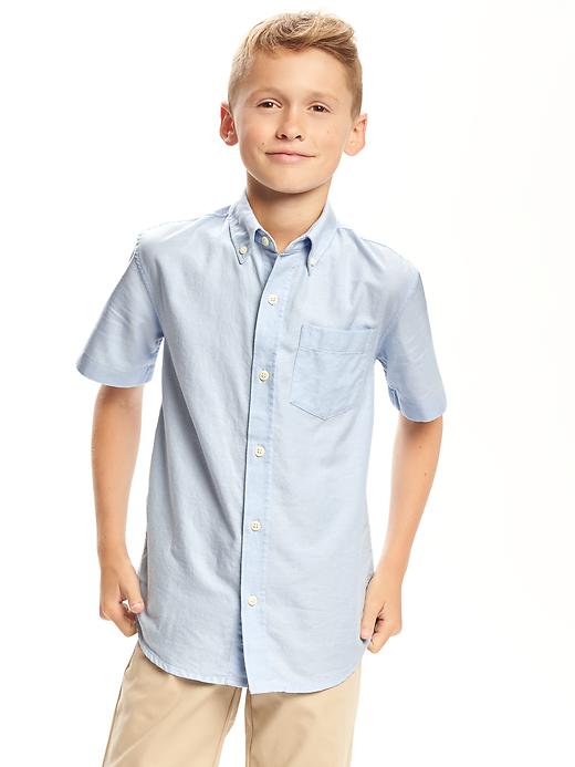 View large product image 2 of 2. Uniform Oxford Shirt for Boys