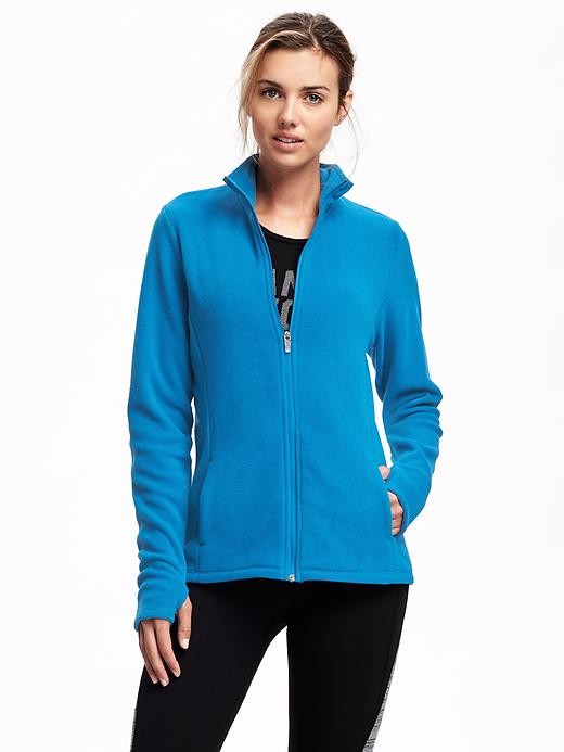 View large product image 1 of 1. Go-Warm Performance Fleece Full-Zip Jacket for Women