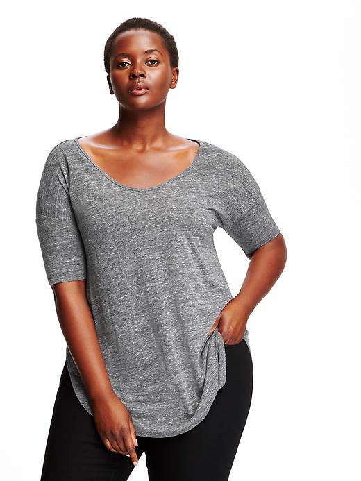 View large product image 1 of 1. Relaxed Plus-Size Tunic