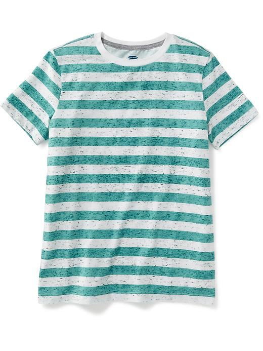 View large product image 1 of 1. Softest Crew-Neck Striped Tee for Boys
