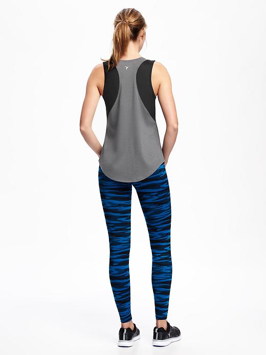 Image number 2 showing, Go-Dry Performance Mesh Pieced Muscle Tank For Women