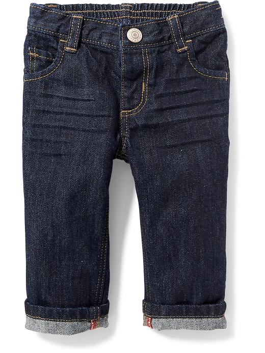 View large product image 1 of 2. Rolled-Cuff Jeans for Baby