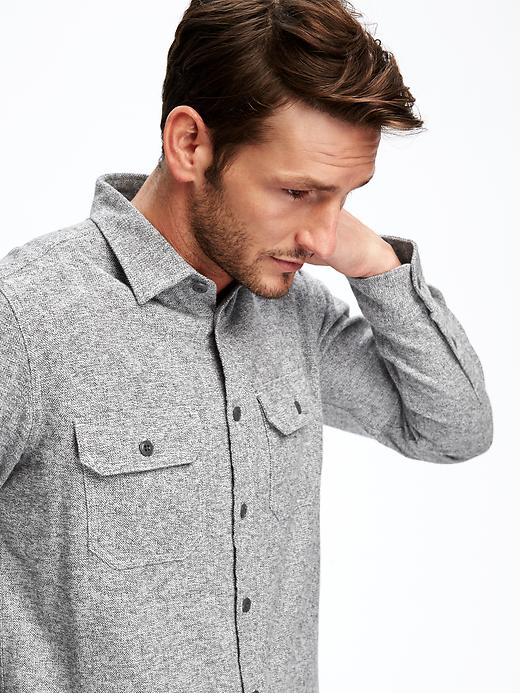 Image number 4 showing, Regular-Fit Marled Shirt Jacket for Men