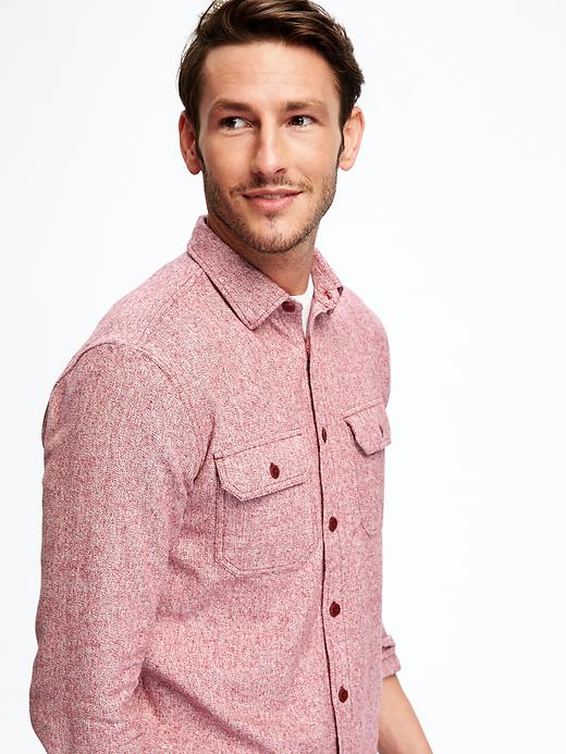 Image number 4 showing, Regular-Fit Marled Shirt Jacket for Men