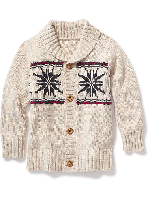 View large product image 1 of 1. Fair Isle Cardigan for Toddler