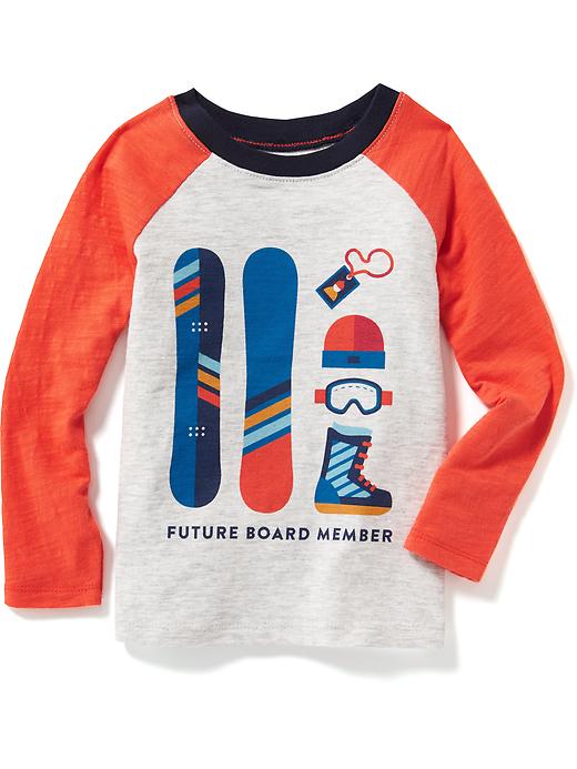 View large product image 1 of 1. Color-Block Graphic Tee for Toddler