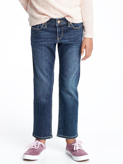 View large product image 1 of 2. Straight Crop Jeans for Girls