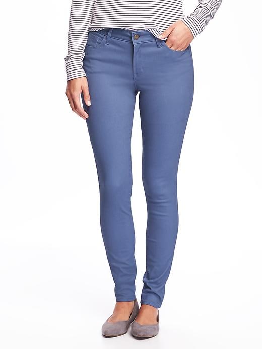 View large product image 1 of 1. Mid-Rise Rockstar Skinny Jeans for Women