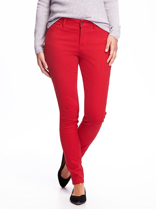 View large product image 1 of 1. Mid-Rise Rockstar Skinny Jeans for Women