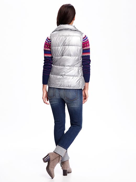 Image number 2 showing, Metallic Frost-Free Vest for Women