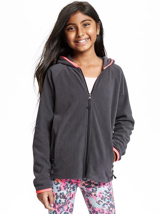 View large product image 1 of 2. Micro Fleece Full-Zip Hoodie for Girls