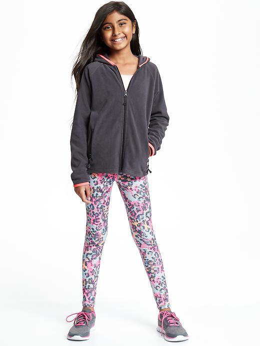 View large product image 2 of 2. Micro Fleece Full-Zip Hoodie for Girls