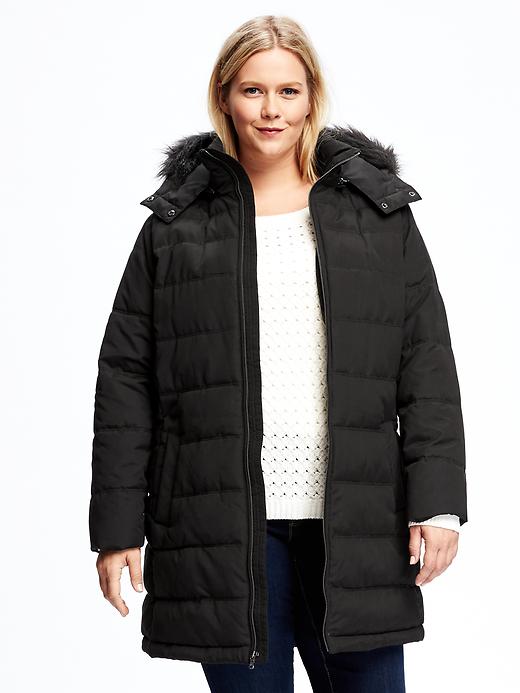 Image number 1 showing, Frost Free Plus-Size Long Jacket