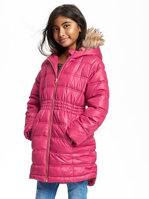 View large product image 1 of 2. Classic Hooded Frost Free Jacket for Girls