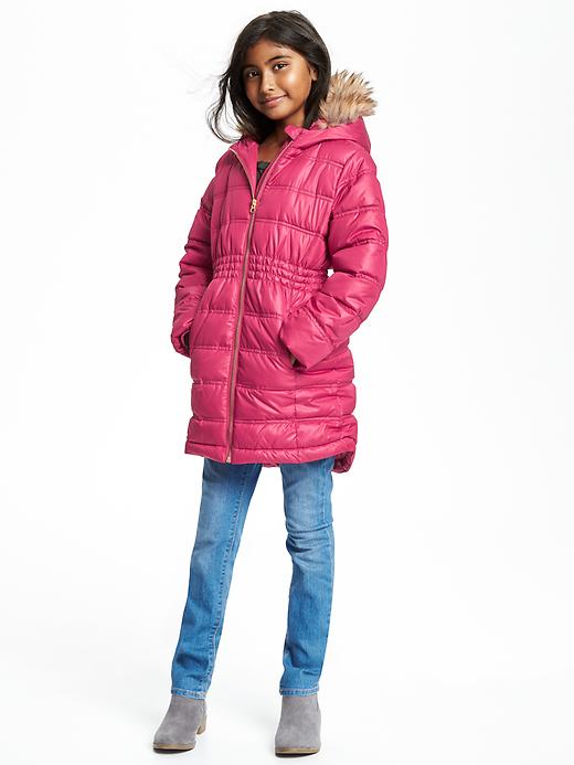 View large product image 2 of 2. Classic Hooded Frost Free Jacket for Girls