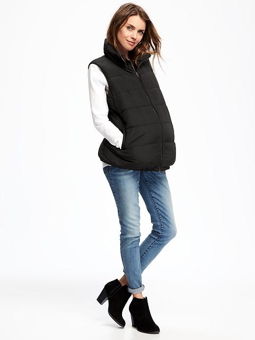 Image number 3 showing, Maternity Frost-Free Micro Performance Fleece Vest